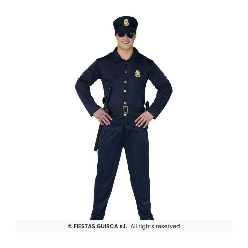DISFRAZ POLICIA, ADULTO, 46 – 48 (S)